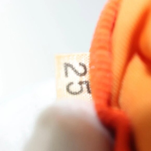 PRADA Backpack Nylon Orange Silver Auth 140110 - Picture 13 of 16